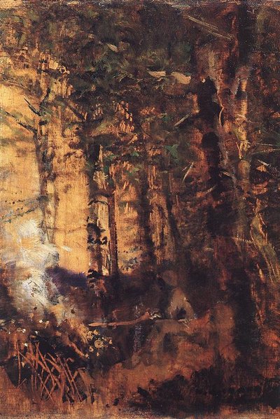 View of the Forest by Laszlo Mednyanszky